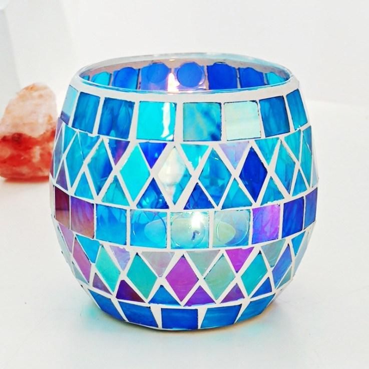 Shell Glass Candle Cup DIY Aromatherapy Candle Holder for Decoration