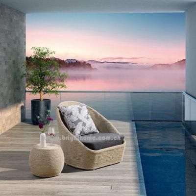Modern Leisure Patio Aluminium Garden Sofa PE Rattan Outdoor Furniture