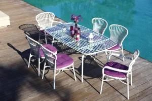 Hotel Outdoor Rattan Garden Tables and Chairs Furniture Price