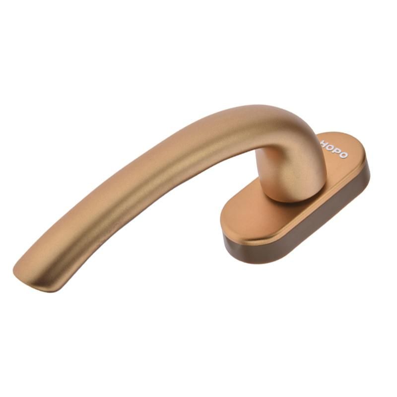 Gold Square Spindle Handle for Aluminum Alloy Door and Window Hardware