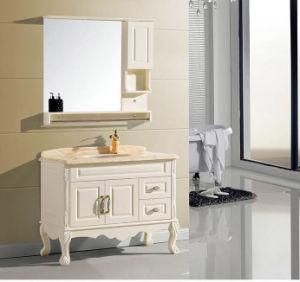 Jane European Style Wood Bathroom Vanity with Mirror Cabinet 1109