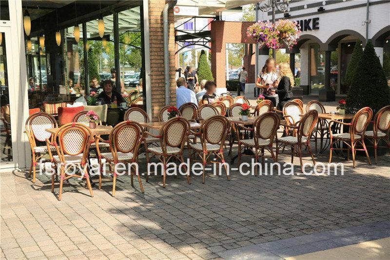 Logo Printed Available French Style Rattan Dining Chair Wholesale Wicker Chairs Indian Restaurant Furniture