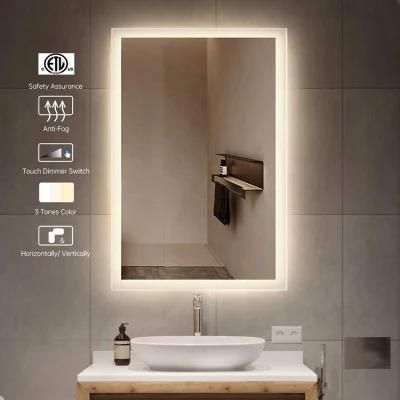 Miclion LED Illuminated Bathroom Mirror with Touch Switch China Manufacturer