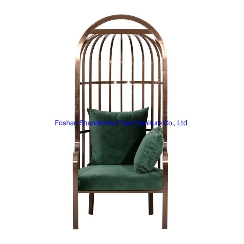 Long Back Hanging Basket Single Rocking Cradle Highback Chair Indoor Outdoor Garden Metal Chairs