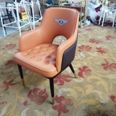 European Famous Cheap Dining Chair PU Leather Chair