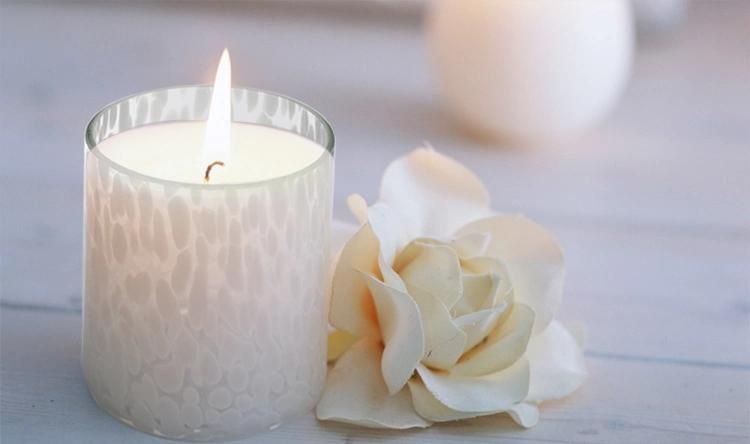 Milky White Spot Candle Holder for Decoration