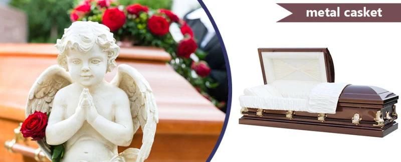 Antique Cremation Wooden Coffin