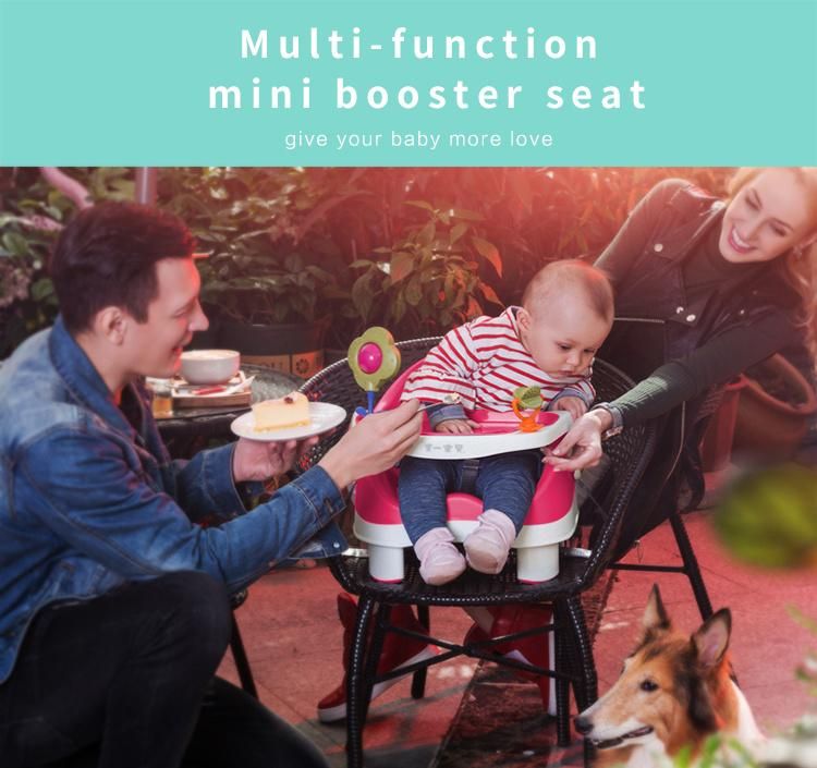 Multifunctional Adjustable Baby High Chair, Converts to Toddler Chair with Baby Activity Center