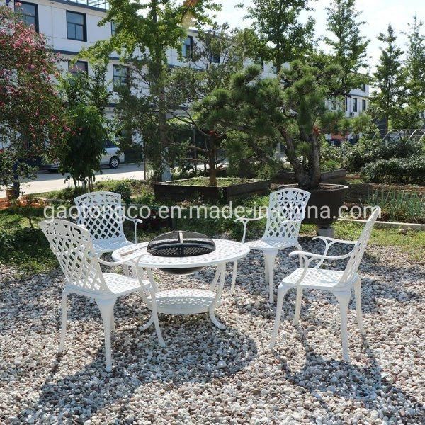 Carved Metal Outdoor Furniture Garden Tables and Chairs