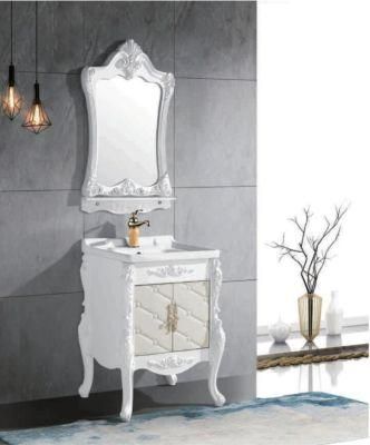European Style Eco-Frindly PVC Material Home Furniture Cheap Price Bathroom Cabinet Vanity