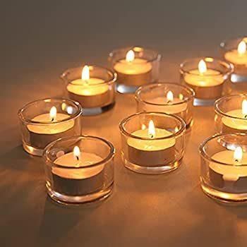 500ml Round Glass Tealight Candle Holder Clear Tea Lights Candle Holders for Wedding Centerpieces Party Decorations Home 11080 Glassware