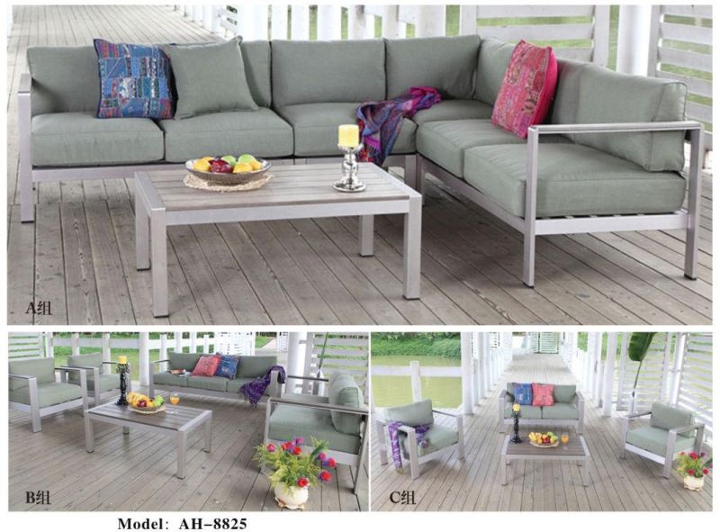 Sofa Set Cast-Aluminum Restaurant Outdoor Furniture Patio Furniture Garden Furniture Leisure Seater Furniture