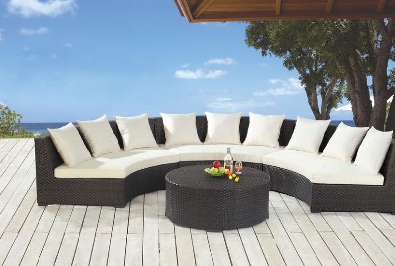 Foshan Factory Leisure Wicker Sofa Set Outdoor Garden Furniture