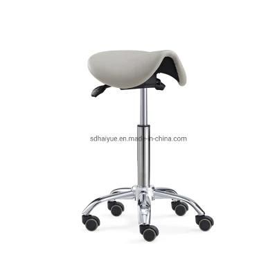 Ergonomic Tilting Function Hair Beauty Salon Saddle Seat Stool