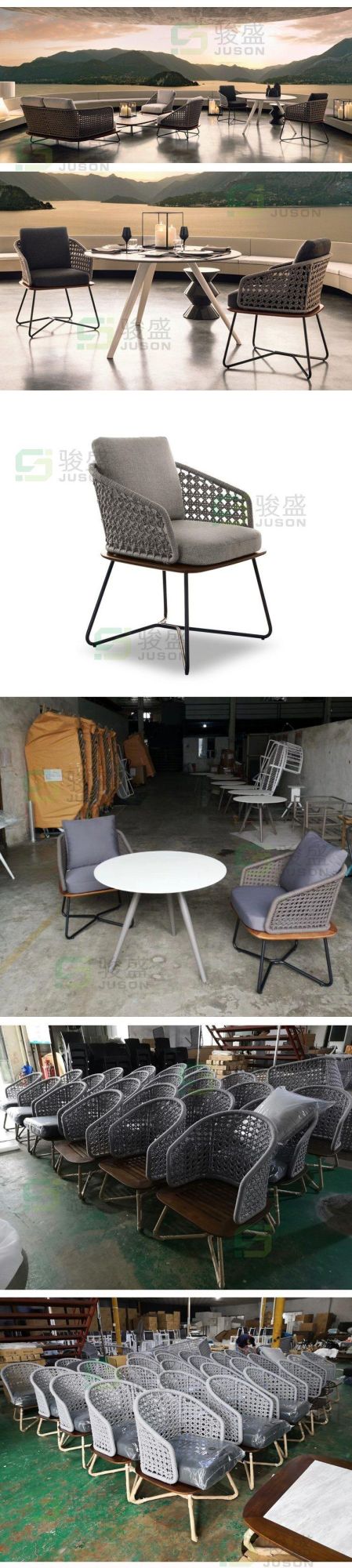 Hot Sale Modern Hotel Furniture Outdoor furniture Patio Dining Table Set Rattan Garden Set Living Room Dining Chair