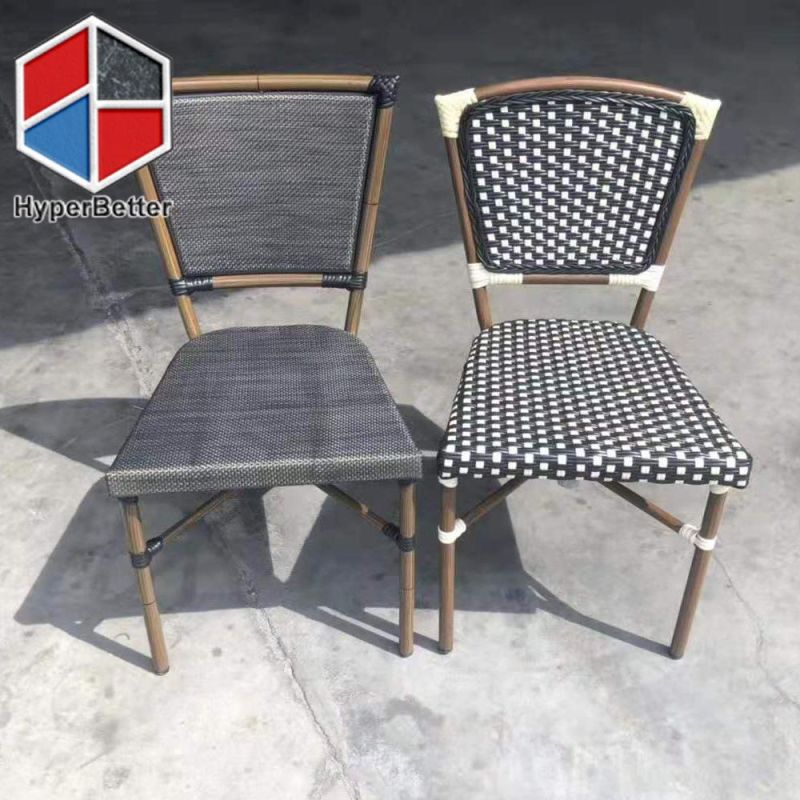 Bistro Synthetic Rattan Chair Price From Factory Directly