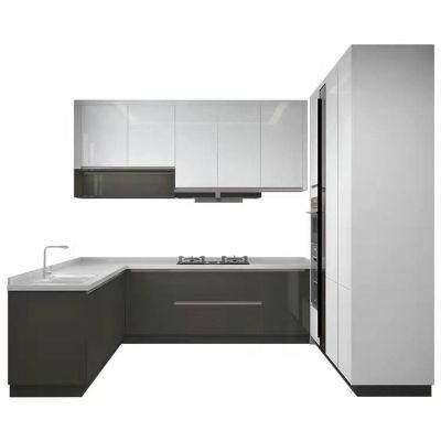 Modern Particleboard Carcase European Style Kitchen Cabinet
