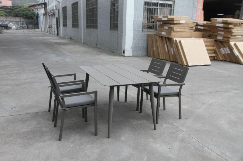 Outdoor Hotel OEM Foshan Metal Patio Sets Bistro Dining Chairs