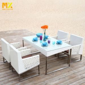 UV Resistant High Density PE Rattan Weave Outdoor Garden Sofa Furniture with Square Shape