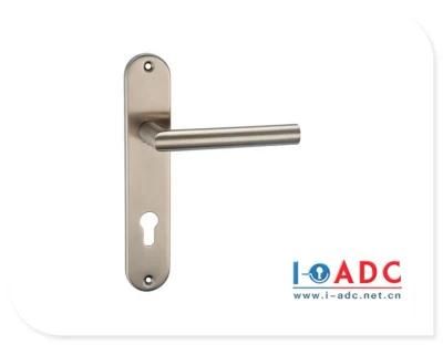 Simple Design OEM Stainless Steel Interior Lever Door Handle on Plate