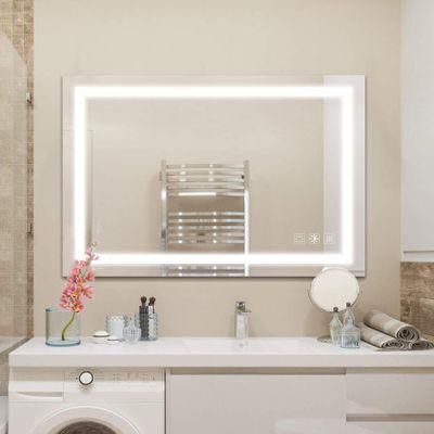 Illuminated Smart LED Mirror with Touch Sensor Bathroom Mirror with Lights Wall Mirrors