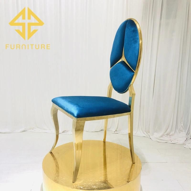 Light Luxury Nordic Gold Stainless Steel Dining Chair Simple Modern Fashion Leisure European Hotel Dining Room Table Chair
