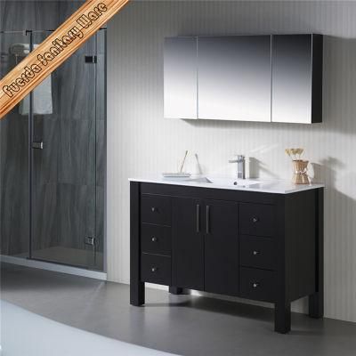 European Style Solid Wood Modern Bathroom Vanity Cabinet