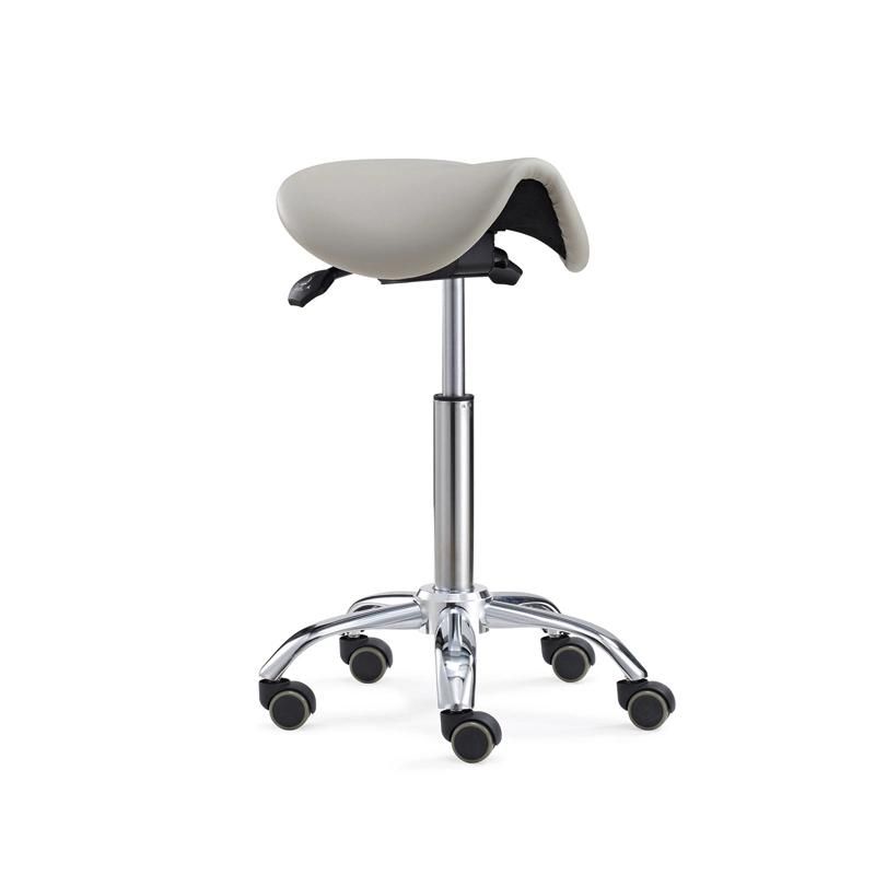 Wholesale PU Leather Saddle Stool Barber Chair