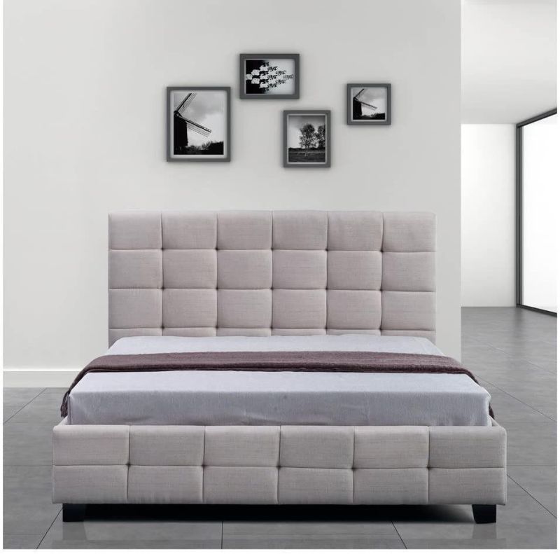 European King Size and Queen Size Bed Luxury Leather Modern Bedroom Furniture Fabric Soft Bed