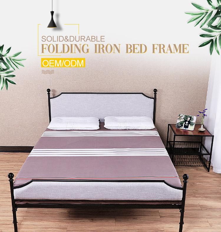 Hotel Metal High Quality Bed Frame Black