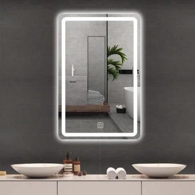 Sairi Customized Shape Size Bathroom Smart LED Light Mirror From Henan Factory