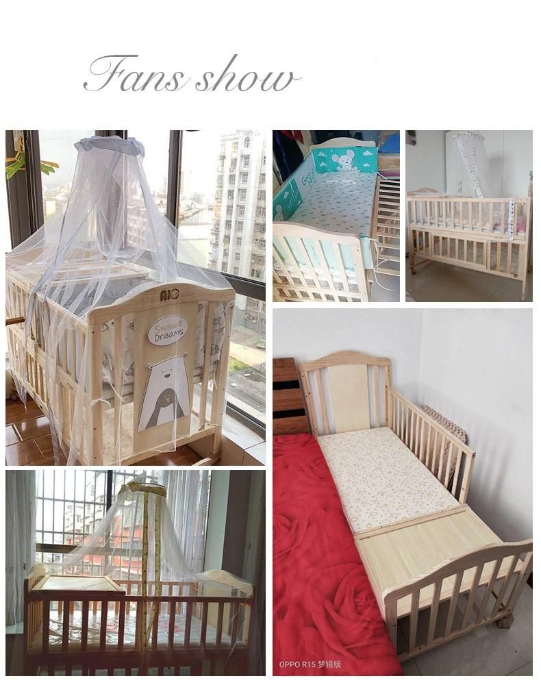 New Design Crib for New Born Baby Solid Wooden Baby Bed/Cunas PARA Bebe