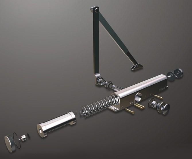 Aluminium Body Door Closer (VZ-1000)