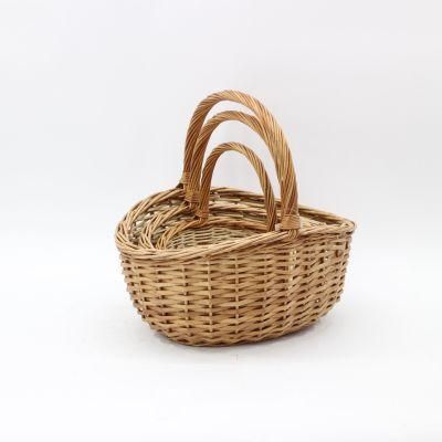 Manufacturers Custom Hand-Woven European and American Style Shopping Baskets