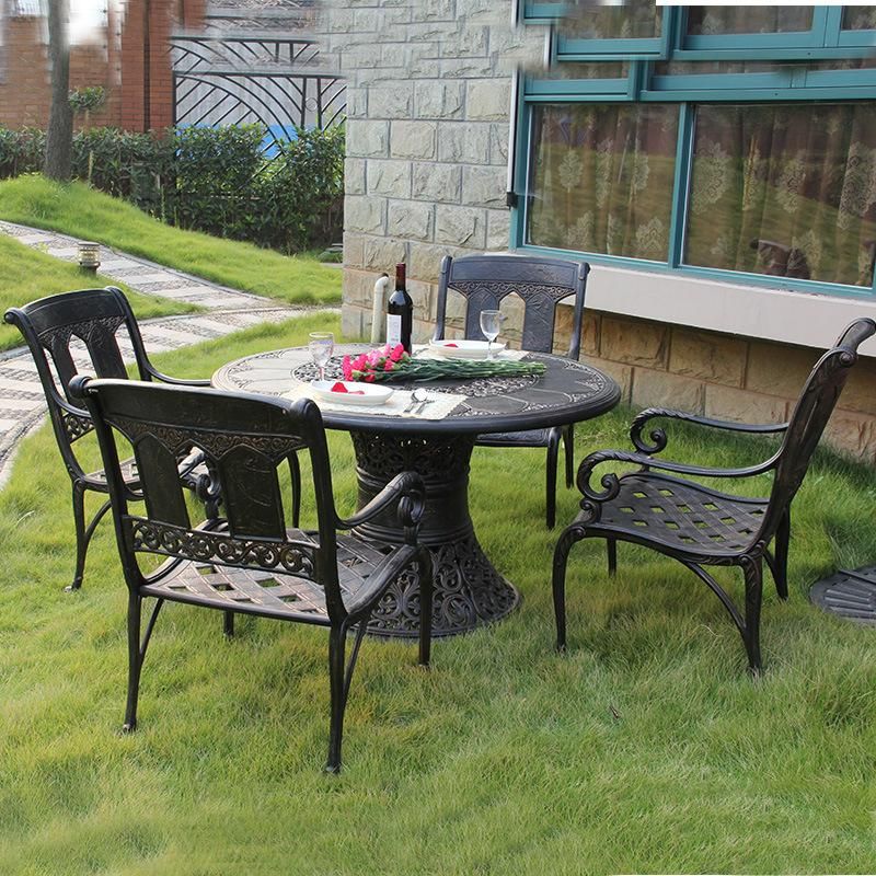 Patio Garden Outdoor Dining Cast Aluminum Furniture