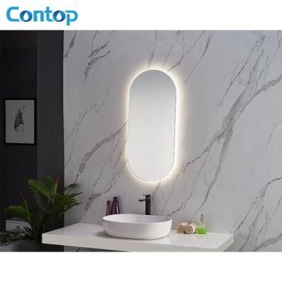 SAA Approval Australia Standard Wall Mounted Oval Bathroom LED Mirror