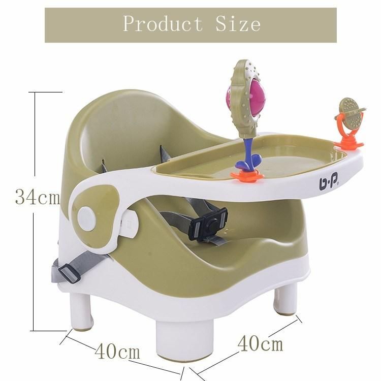 Multifunctional Adjustable Baby High Chair, Converts to Toddler Chair with Baby Activity Center