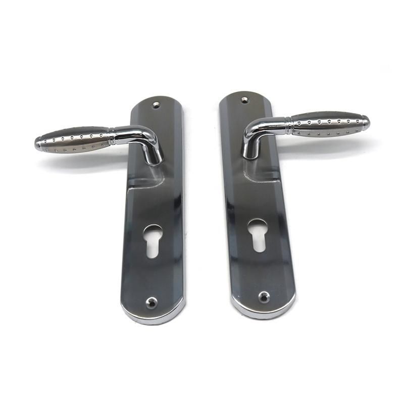 European Luxury Exterior Door Aluminum Hardware Door Lock Handle Set