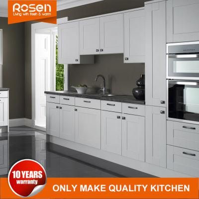 Face with European Style Online PVC Kitchen Cabinets Furniture