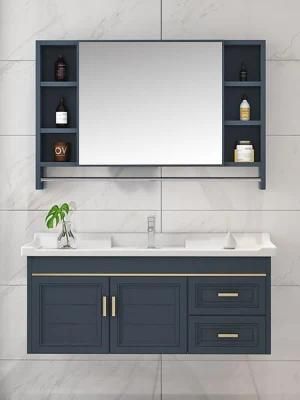 European Style with Washbasin PVC Furniture PVC Simple MDF Bathroom Cabinet