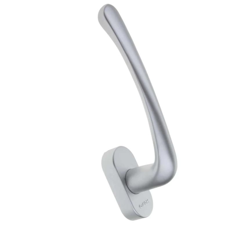 Square Spindle Handle, Aluminum Alloy Material, Silver Color, for Side-Hung Window