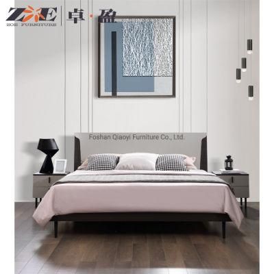 2022 Modern Bedroom Sets Wedding Furniture Luxury European King Size MDF Bed