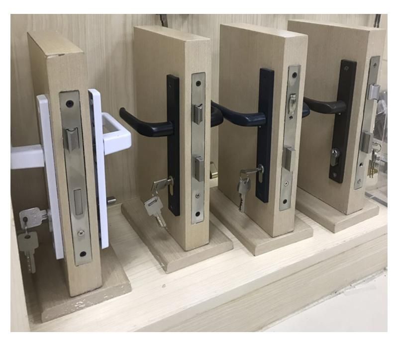 PVC Aluminum Material Lever Type Door Handle for Aluminum Door