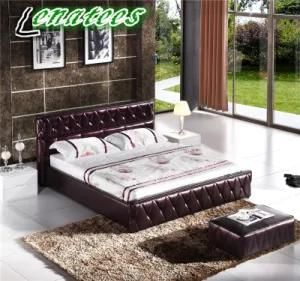 C022 Geniune Leather American Style Bed