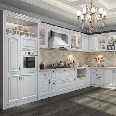 L-Type Kitchen Cabinets Customized American Style Cabinets