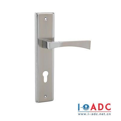 High Quality Furniture Door Hardware Iron Aluminium Alloy Door Handle on Plate