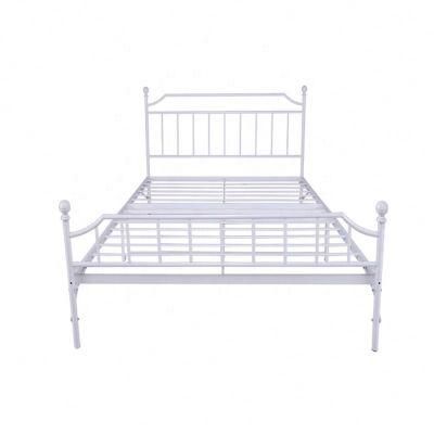 Single and Double Bed Frame Solid Metal Beds for Children Adults Black