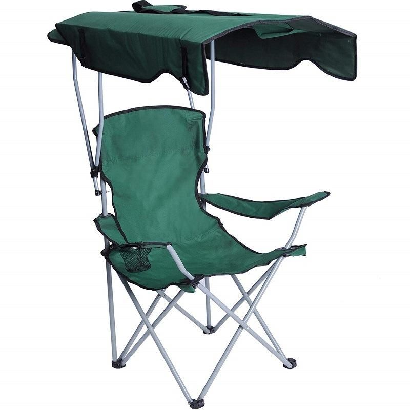 Sun Umbrella Handrail Beach Chair Portable Folding Outdoor Children Camping Chair