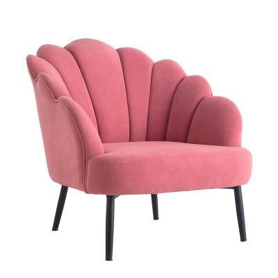 Classic Design Dining Room Chair European Cheap Luxury Nordic Metal Leg Fabric Velvet Restaurant Dining Room Chairs