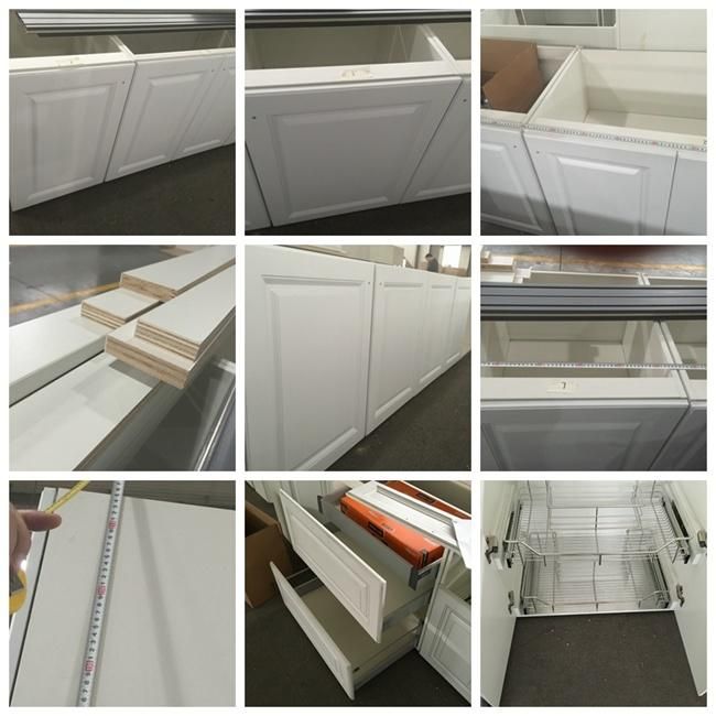 Suitable for Apartment Project PVC Membrane Cheap Kitchen Cabinet